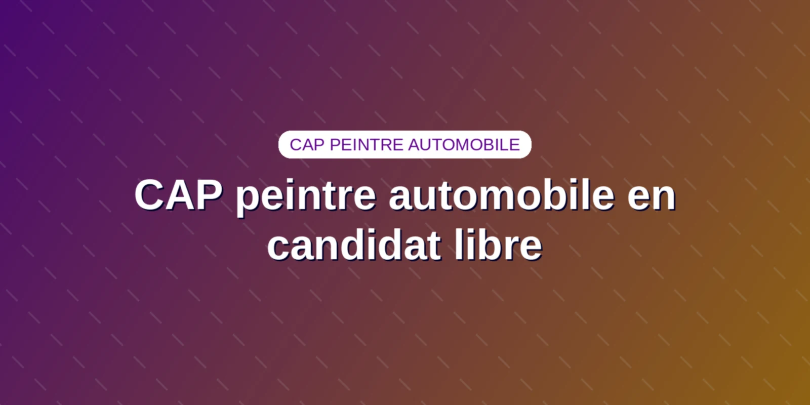 Couverture : le titre de l'article sur un fond aux couleurs du site